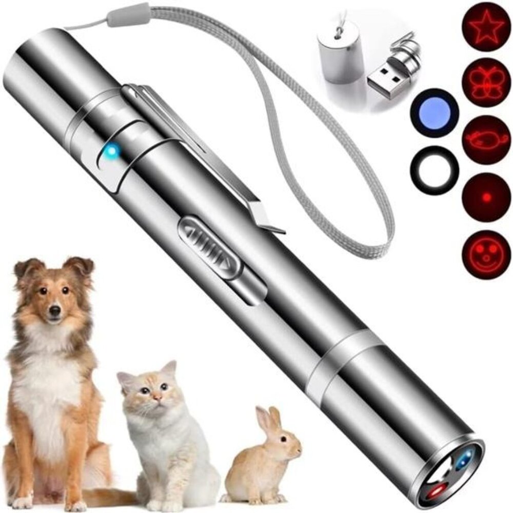 Laser Pointer, Cat Toys for Indoor Cats, Kitten Dog Pen Toy, Red Dot LED
